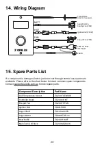 Предварительный просмотр 20 страницы Z GRILLS MINI Owner'S Manual