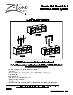 Preview for 1 page of Z-Line Designs Merako ZL7227-58M29U Manual