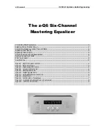 Z Systems z-Q6 Six-Channel Manual preview