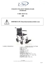 Preview for 1 page of Z-Tec ZT-600-604 User Manual