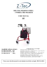 Preview for 1 page of Z-Tec ZT-TRI-WLK-RED User Manual