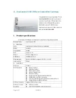 Preview for 3 page of Z-Wave AvaControl-100 User Manual