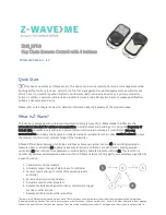 Z-Wave ZME_KFOB Manual preview