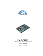 Preview for 1 page of Z-World Fox LP3500 User Manual