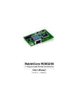 Z-World RabbitCore RCM3200 User Manual preview