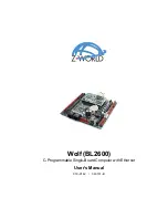 Z-World Wolf BL2600 User Manual предпросмотр