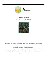 Z3 Technology DOC-USR-0123-06 User Instructions preview