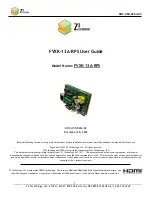 Preview for 1 page of Z3 Technology FVXK-13A-RPS User Manual