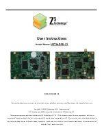 Preview for 1 page of Z3 Technology HETM-DCK-21 User Instructions