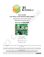 Z3 Technology Z3-DM368-RPS User Manual preview