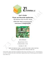 Z3 Technology Z3-DM368-ZDVR User Manual preview