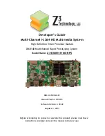 Z3 Technology Z3-DM8148-MC-RPS Developer'S Manual предпросмотр