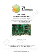 Preview for 1 page of Z3 Technology Z3-DM8169-4CH-RPS User Manual