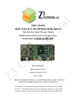 Preview for 1 page of Z3 Technology Z3-DM816X-RPS RDK User Manual