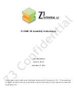 Preview for 1 page of Z3 Technology Z3-DME-03 Assembly Instructions Manual