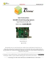 Z3 Technology Z3-HE1080-RPS User Instructions preview