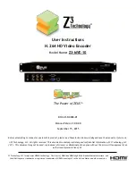 Z3 Technology Z3-MVE-10 User Instructions preview