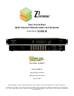 Z3 Technology Z3-MVE-40 User Instructions preview