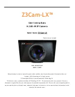 Preview for 1 page of Z3 Technology Z3Cam-LX User Instructions