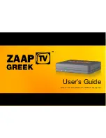 Preview for 1 page of ZaapTV greek User Manual