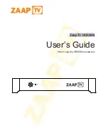 ZaapTV HD509N User Manual preview