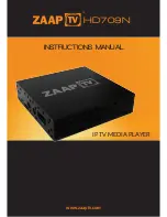 ZaapTV HD709N Instruction Manual preview