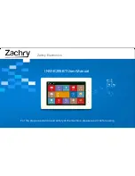 Zachry INW-E295BT User Manual preview
