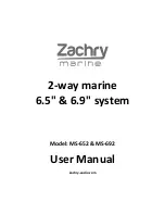 Preview for 1 page of Zachry MS-652 User Manual