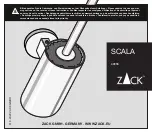 ZACK SCALA 40055 Quick Start Manual предпросмотр