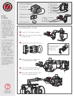 Предварительный просмотр 1 страницы Zacuto EVA1 Z-Finder Instructions