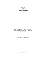 Zadako GECON LITE PLUS Installation Manual preview