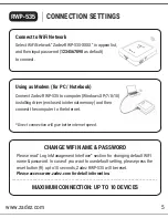 Предварительный просмотр 5 страницы Zadez RWP-535 Manual Book