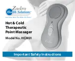 Zadro Health Soultions HCM01 Quick Start Manual preview