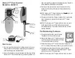 Preview for 3 page of Zadro Health Soultions NANO-UV DUAL SCANNER User Manual