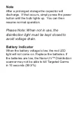 Preview for 5 page of Zadro Health Soultions Nano -UV User Manual