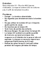 Preview for 26 page of Zadro Health Soultions Nano -UV User Manual