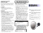 Preview for 2 page of Zadro SURROUND LIGHT 2000 Operating Instructions