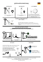 Предварительный просмотр 7 страницы Zafferano Dama LD0611 Instructions For Use Manual