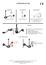 Предварительный просмотр 3 страницы Zafferano LD0650B3 Instructions For Use Manual