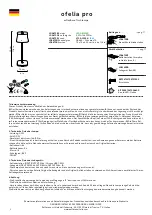 Preview for 6 page of Zafferano ofelia pro Instructions For Use Manual