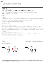 Preview for 8 page of Zafferano Pencil LD0800B3 Instructions For Use Manual