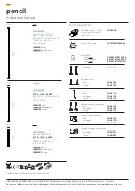 Preview for 10 page of Zafferano Pencil LD0800B3 Instructions For Use Manual