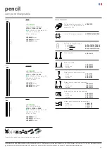 Preview for 13 page of Zafferano Pencil LD0800B3 Instructions For Use Manual