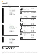 Preview for 16 page of Zafferano Pencil LD0800B3 Instructions For Use Manual