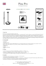 Предварительный просмотр 4 страницы Zafferano Pina Pro Instructions For Use Manual