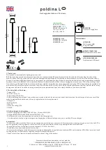 Предварительный просмотр 4 страницы Zafferano poldina L pro Instructions For Use Manual