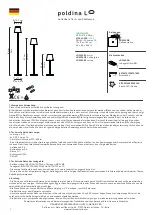 Предварительный просмотр 6 страницы Zafferano poldina L pro Instructions For Use Manual