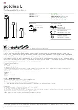 Preview for 4 page of Zafferano poldina L Instructions For Use Manual