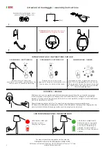 Preview for 4 page of Zafferano Poldina LD0289B3 Instructions For Use Manual