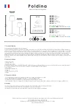 Preview for 8 page of Zafferano Poldina LD0340 Instructions For Use Manual